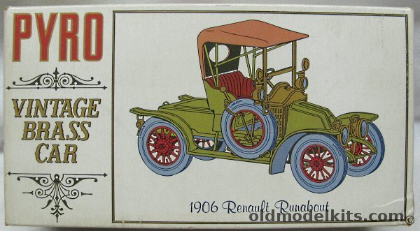 Pyro 1/32 1906 Renault Runabout Vintage Brass Car Issue, C462-125 plastic model kit